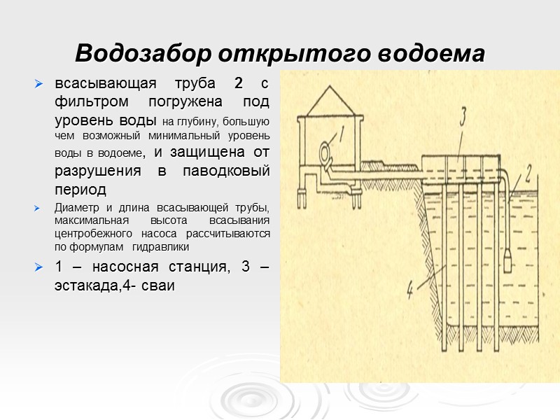 Водозаборные сооружения презентация