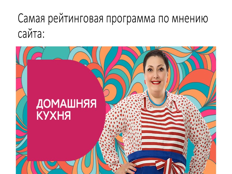 Самая рейтинговая программа по мнению сайта: