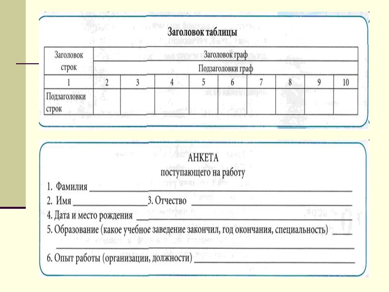 18 - заголовок к тексту  заголовок к тексту раскрывает краткое содержание документа; отвечает