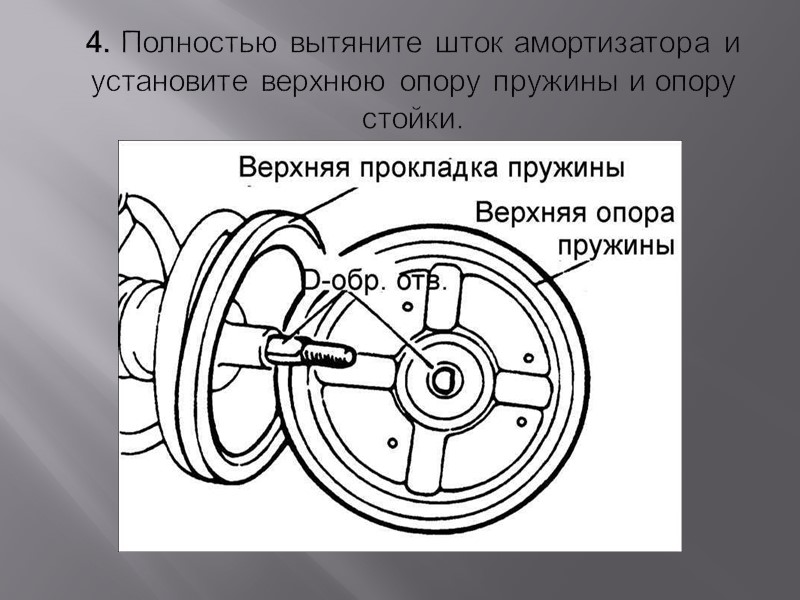 Работа на рабочих местах на посту технического обслуживания №1 обслуживание подвески .