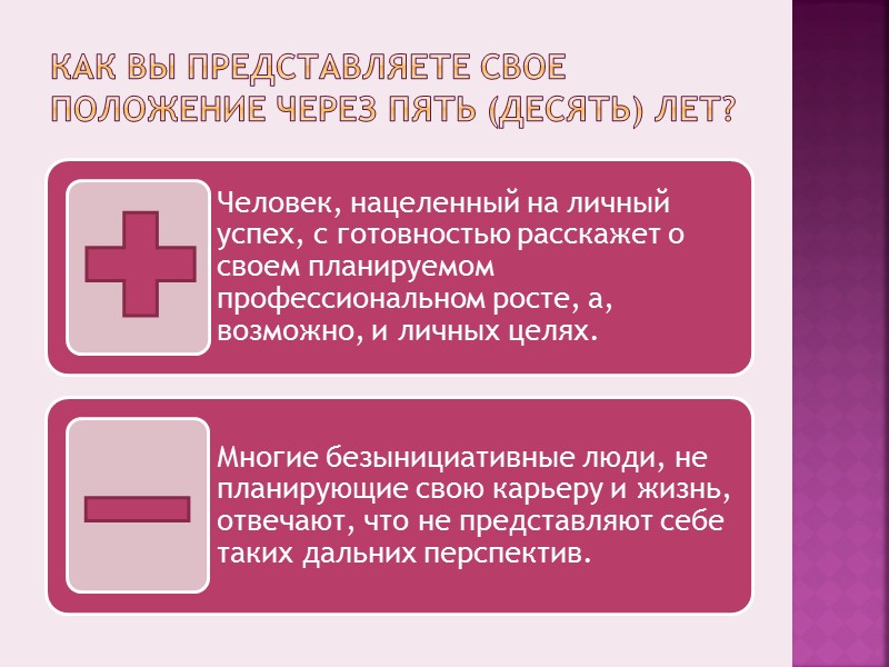 Ключ к тесту Интерпретация полученных результатов:  1)Более 80% правильных ответов — кандидат обладает