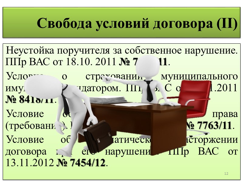 Принцип Принцип свободы договора является фундаментальным частноправовым принципом, основополагающим началом для организации современного рыночного