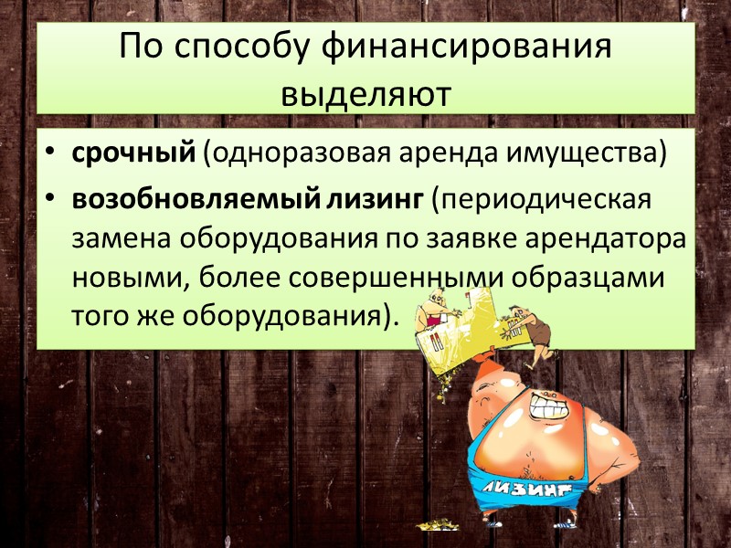 срок действия договора лизинга; сумма договора лизинга (в том числе размер затрат и вознаграждения