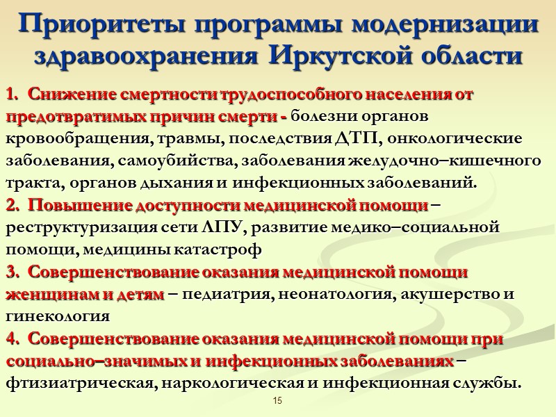 Детские центры здоровья г.Иркутск ГКБ № 8 ДГП № 6 г.Черемхово Детская гор. больница