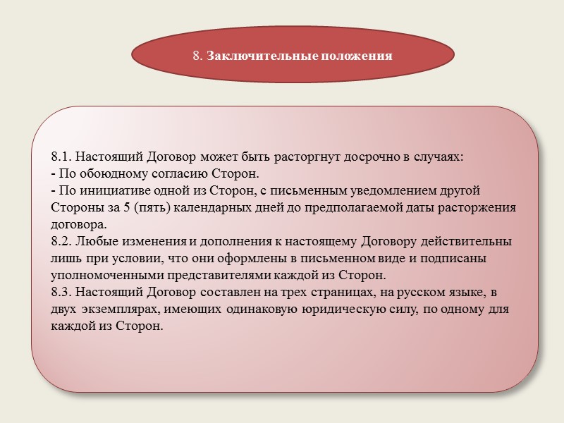 Вариант 2 2.1. Общая сумма договора – 200 350 (двести тысяч триста пятьдесят) тенге,