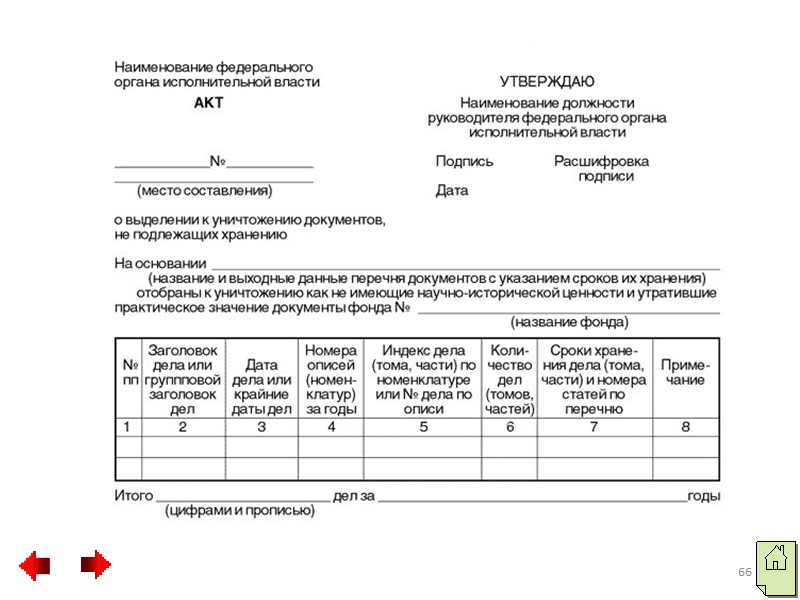 Текст акта состоит из двух частей: вводной и основной (констатирующей).  Вводная часть строится