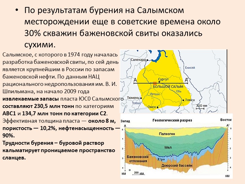 8 Ахтырское поле сланцевых УВ  (по Цветковой, 2012, на основе карты месторождений и