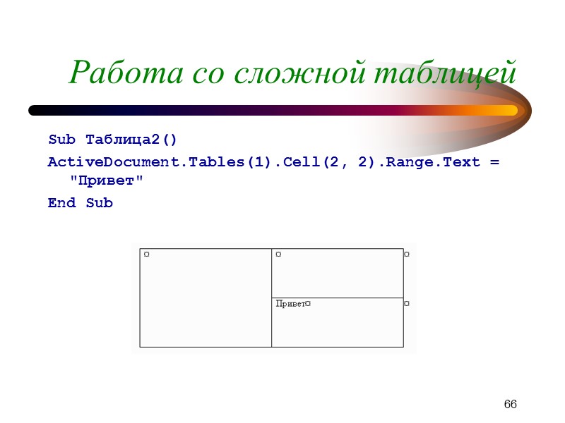 63 Перебор абзацев в диапазоне перебор первых пяти абзацев активного документа с добавлением текста