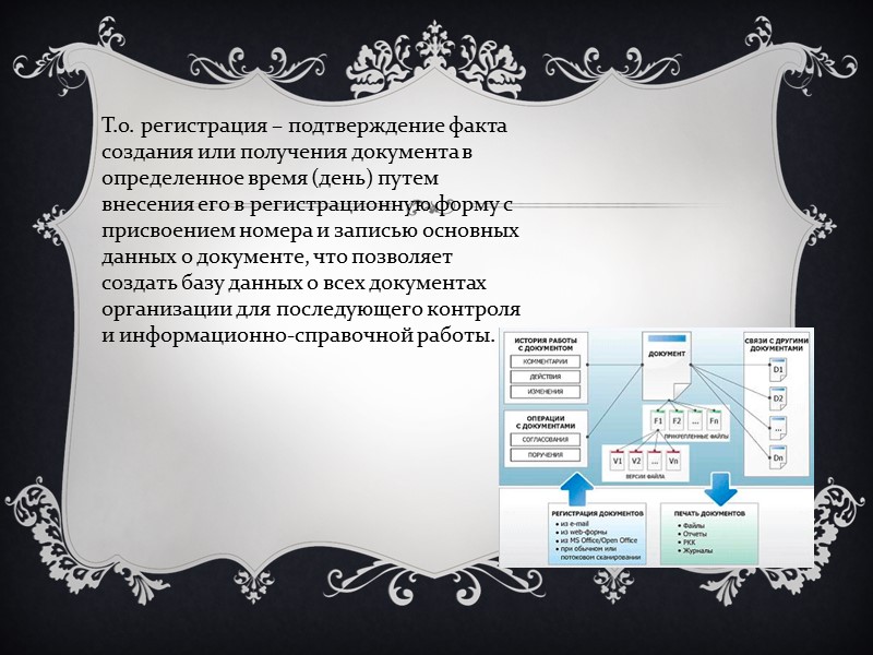 Документы регистрируются в организации один раз: создаваемые – в день подписания или утверждения, поступающие