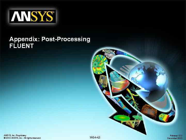 Appendix: Post-Processing FLUENT ANSYS, Inc. Proprietary © 2010 ANSYS, Inc. All rights reserved. WS