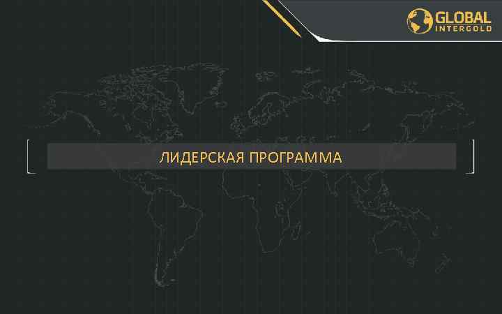 ЛИДЕРСКАЯ ПРОГРАММА 