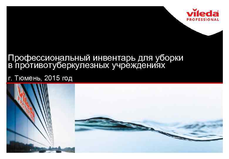 Профессиональный инвентарь для уборки в противотуберкулезных учреждениях г. Тюмень, 2015 год 