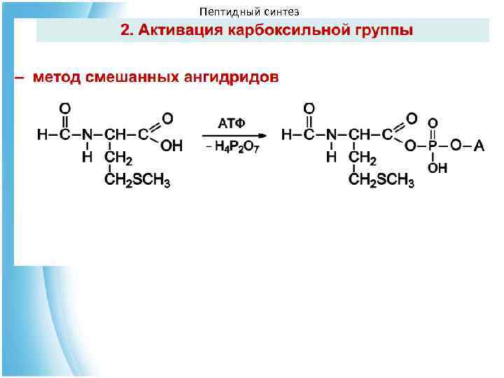 Пептидный синтез 