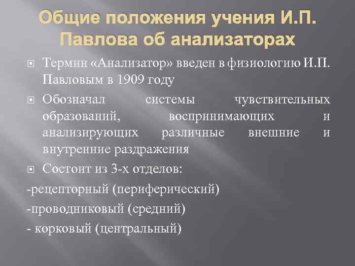 Учение об анализаторах разработано. Учение и.п. Павлова об анализаторах. Учение и п Павлова об анализаторах кратко. Учение и.п. Павлова о сенсорных системах.. Учение Павлова об анализаторах. Структура анализаторов..