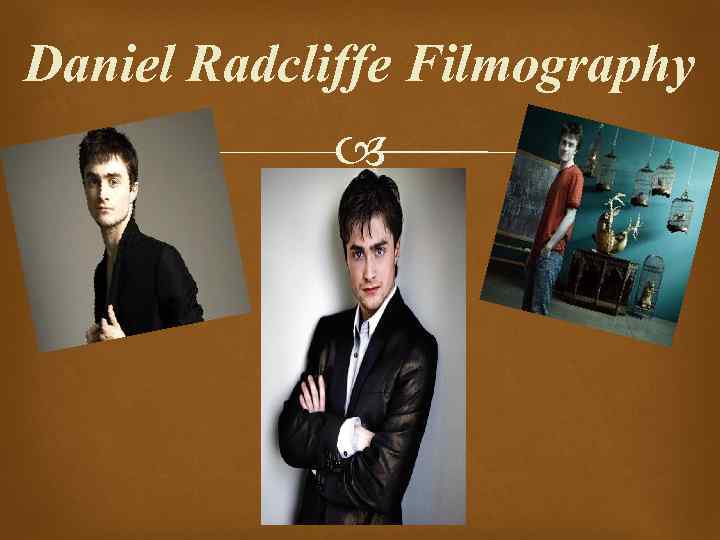 Daniel Radcliffe Filmography 