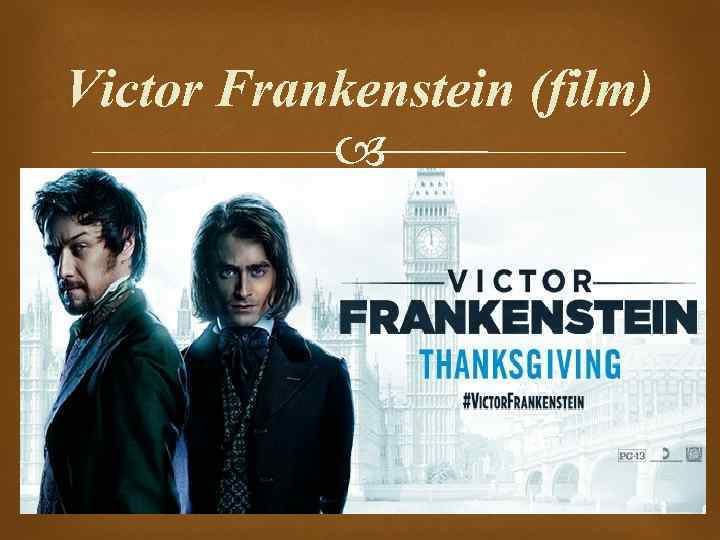 Victor Frankenstein (film) 