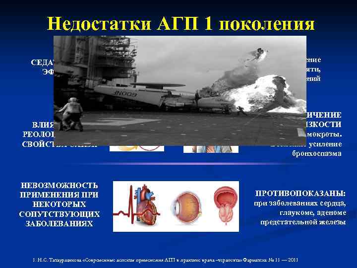 Недостатки АГП 1 поколения СЕДАТИВНЫЙ ЭФФЕКТ ВЛИЯНИЕ НА РЕОЛОГИЧЕСКИЕ СВОЙСТВА СЛИЗИ НЕВОЗМОЖНОСТЬ ПРИМЕНЕНИЯ ПРИ