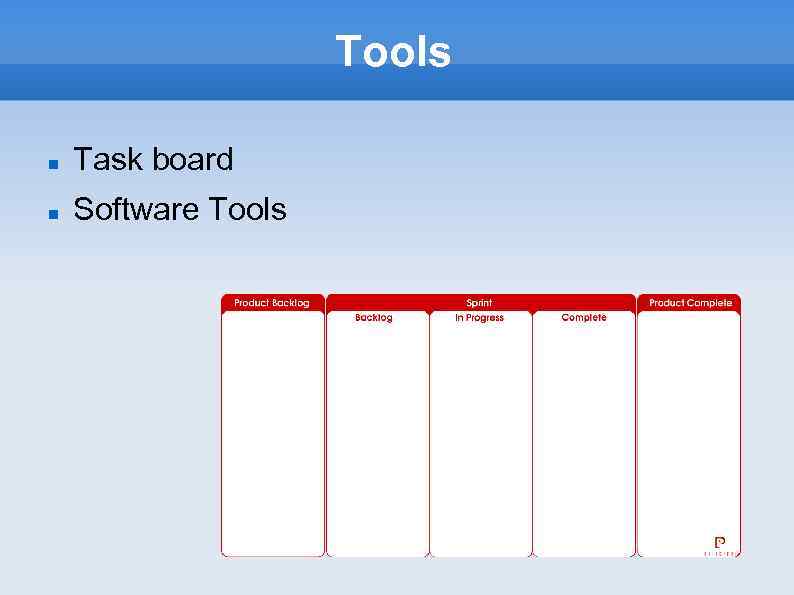 Tools Task board Software Tools 