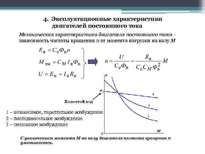 Механическая характеристика двигателя это