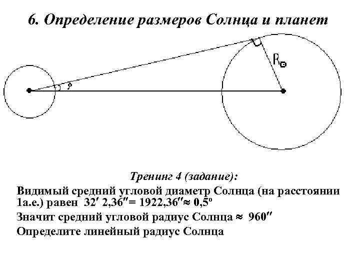 Чему равен диаметр солнца