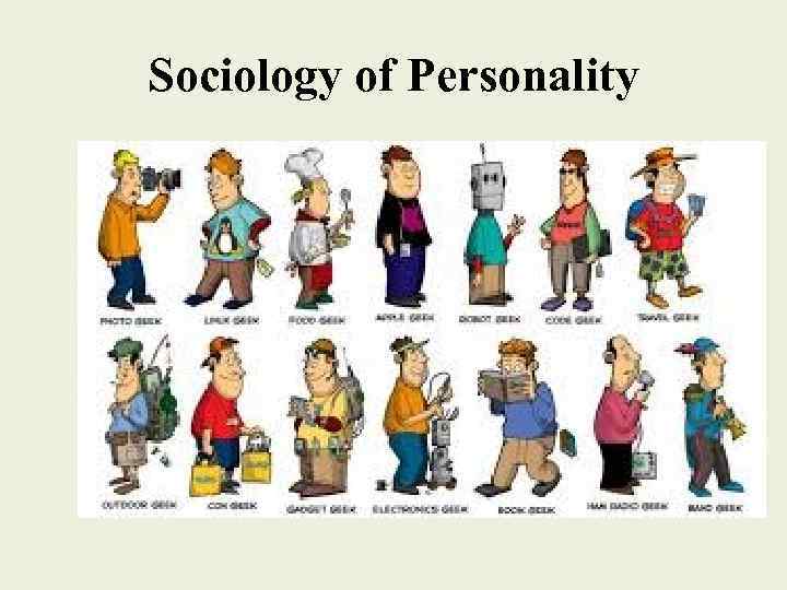 Sociology of Personality 