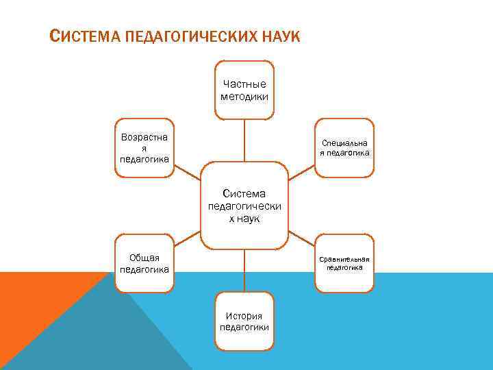 В систему педагогических наук входят