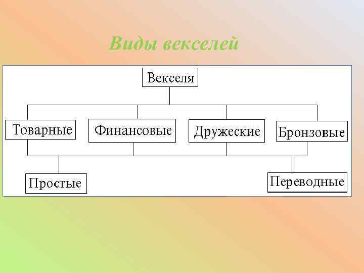 Виды векселей 