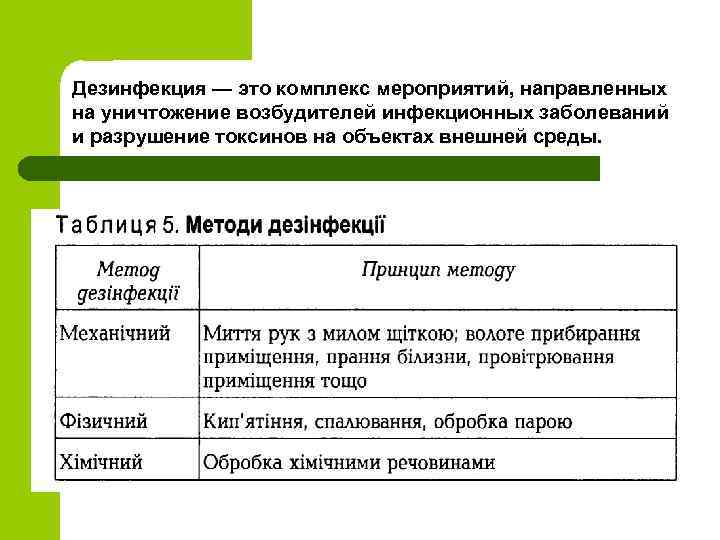 Дезинфекция — это комплекс мероприятий, направленных на уничтожение возбудителей инфекционных заболеваний и разрушение токсинов