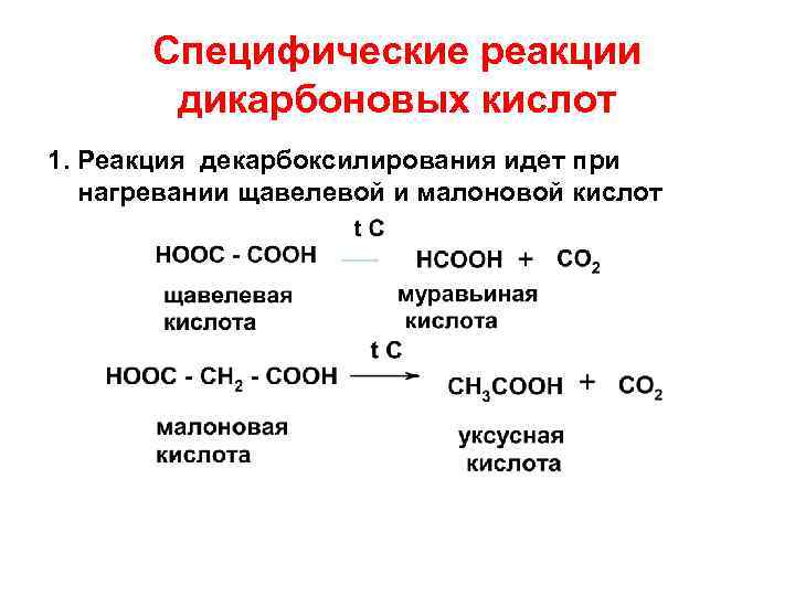 Реакционная способность органических