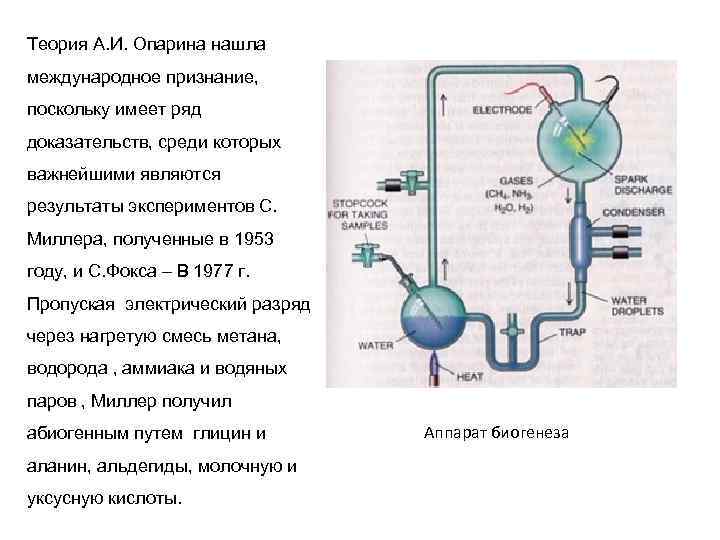 Теория опарина о происхождении жизни