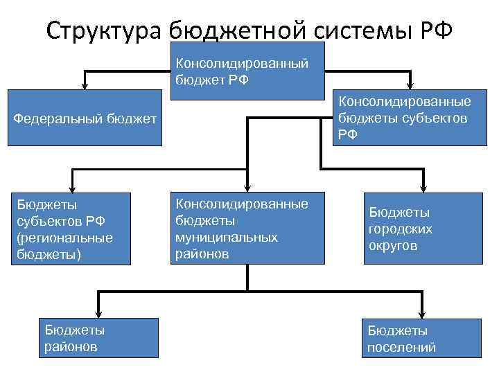 Бюджетная система схема