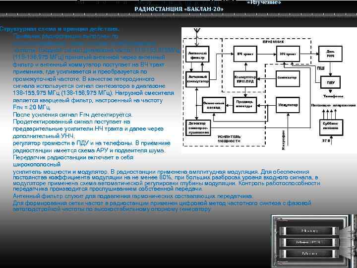 Баклан радиостанция схема
