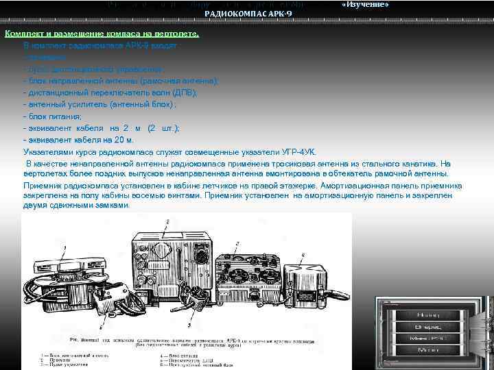 Технологическая карта вертолета ми 8