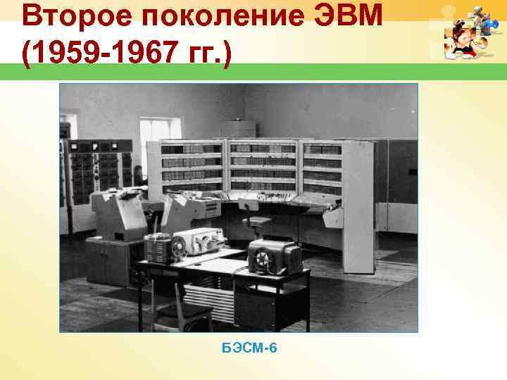 Второе поколение ЭВМ (1959 -1967 гг. ) БЭСМ-6 