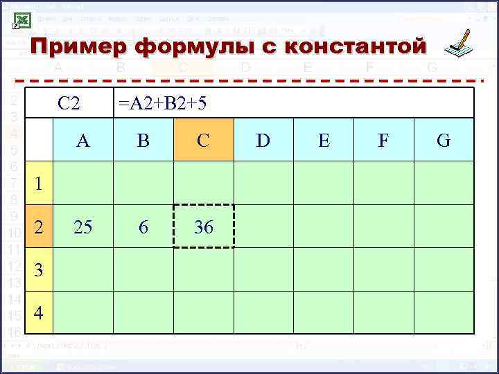 Интерфейс табличного процессора это