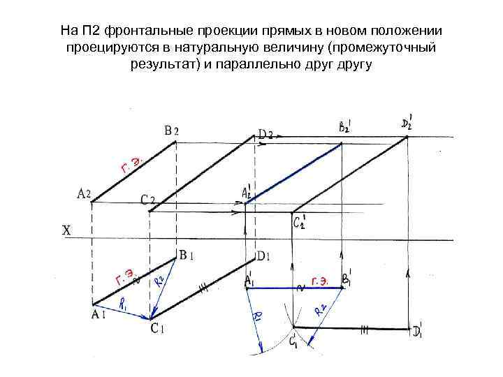 Проецирующая плоскость это