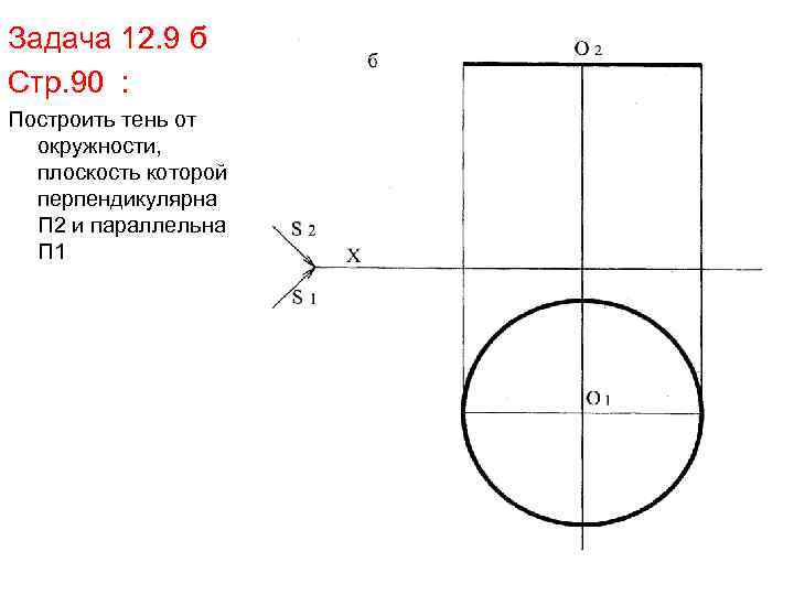 Горизонтальная плоскость окружность