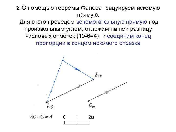 Чертежом с числовыми отметками является изображение получаемое на