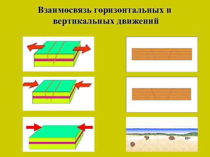 Взаимосвязь горизонтальных и вертикальных движений 