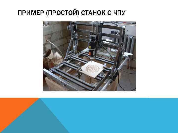 ПРИМЕР (ПРОСТОЙ) СТАНОК С ЧПУ 