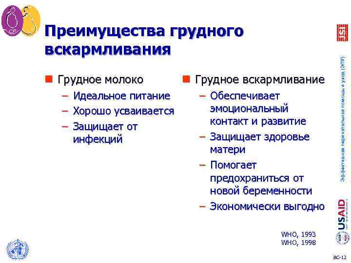 n Грудное молоко – – – Идеальное питание Хорошо усваивается Защищает от инфекций n