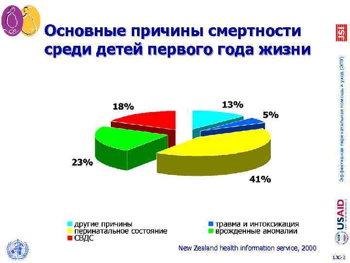 Эффективная перинатальная помощь и уход (ЭПУ) Основные причины смертности среди детей первого года жизни