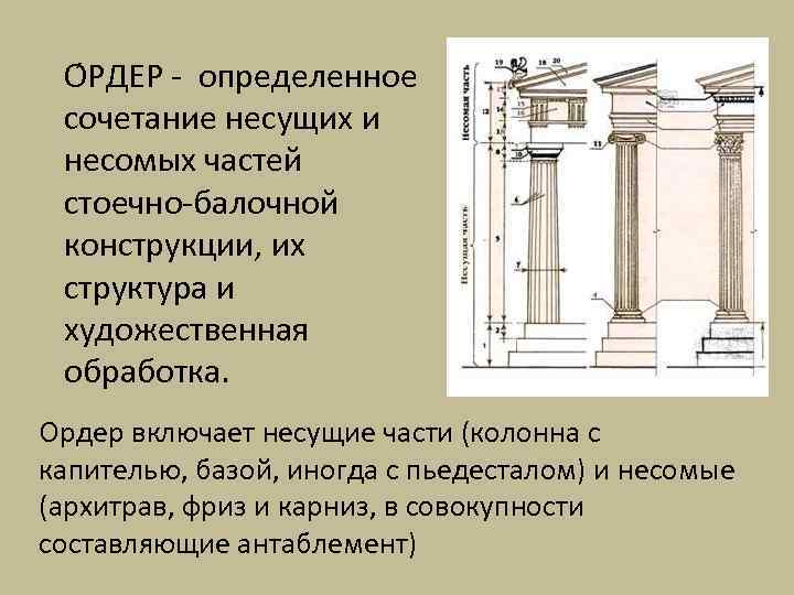 О РДЕР - определенное сочетание несущих и несомых частей стоечно-балочной конструкции, их структура и