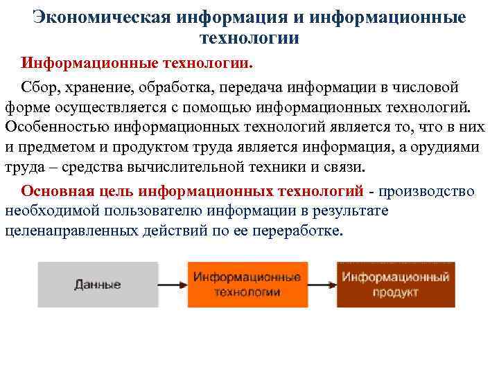 Хозяйственная информация. Обработка экономической информации. Этапы обработки экономической информации. Информационные системы обработки экономической информации. Роль информационных технологий обработке экономической информации.