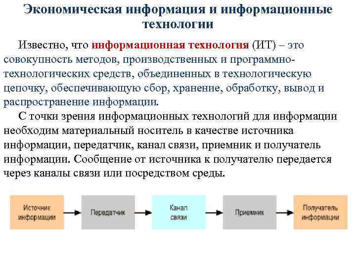 Обработка вывода. Информационные технологии. Информационные технологии it это совокупность. Конкретные информационные технологии. Введение в экономическую информатику.