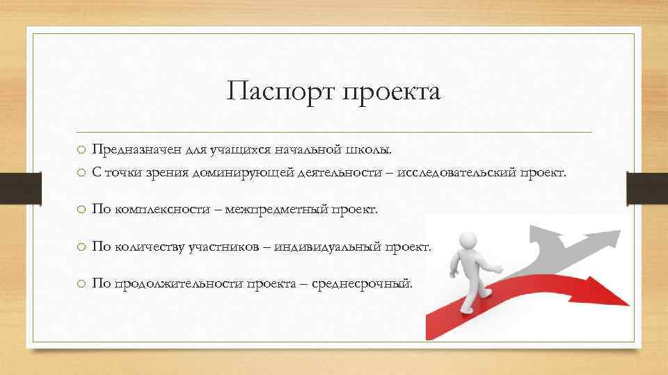 Паспорт проекта дизайн