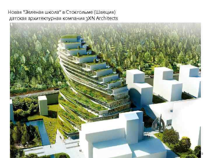 Новая “Зеленая школа” в Стокгольме (Швеция) датская архитектурная компания 3 XN Architects 10. 02.