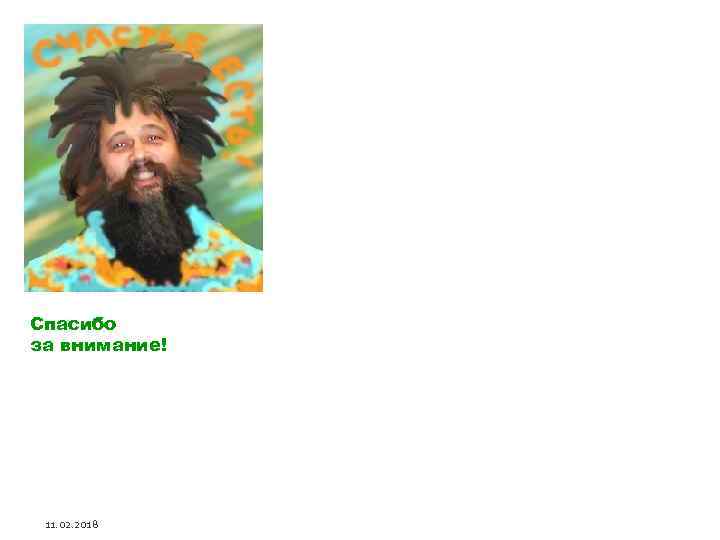 Спасибо за внимание! 11. 02. 2018 
