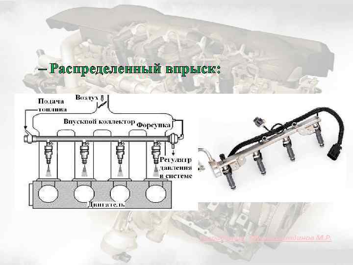 Распределенный впрыск топлива фото