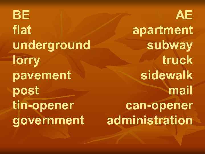 BE AE flat apartment underground subway lorry truck pavement sidewalk post mail tin-opener can-opener